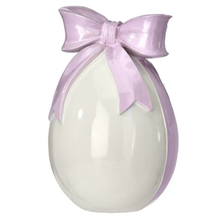 7.5" Resin Egg with Bowtie - Image 2
