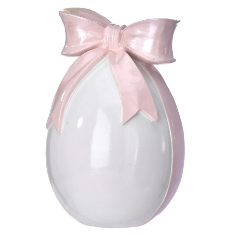 7.5" Resin Egg with Bowtie - Image 3