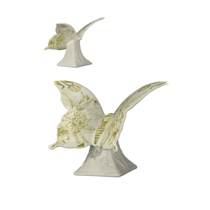7" Dolomite Butterfly on Pedestal - Image 3
