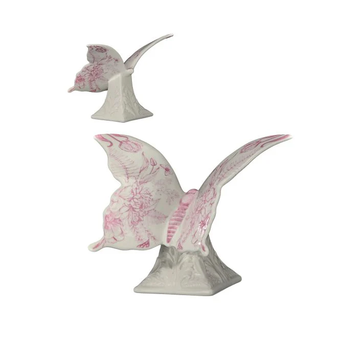 7" Dolomite Butterfly on Pedestal - Image 4
