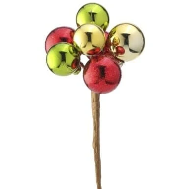7” Mixed Size and Finish Vacuum Plated Ball Pick - Image 2