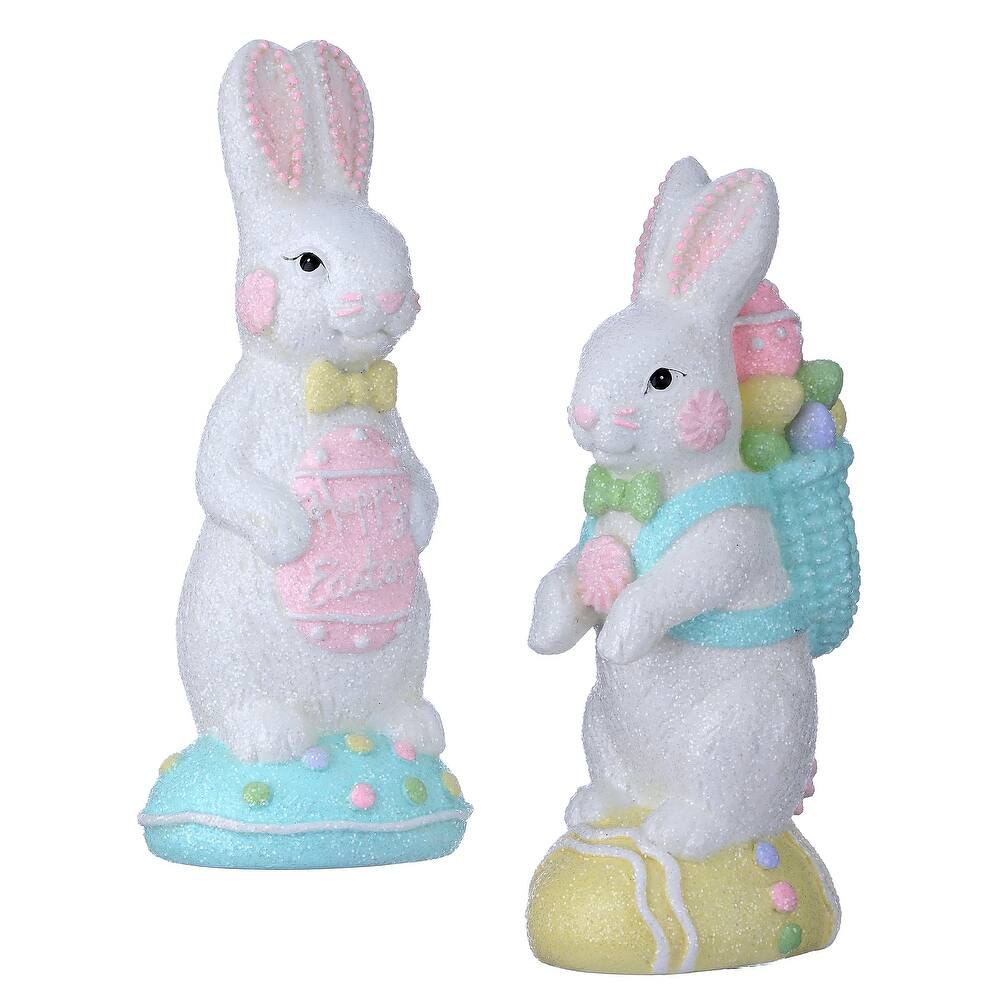7" Resin Sugared Sweets Bunny