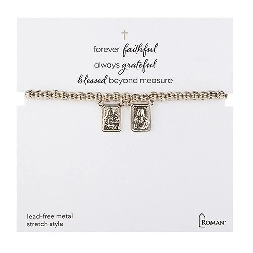 7” Gold Scapular Bracelet Stretch