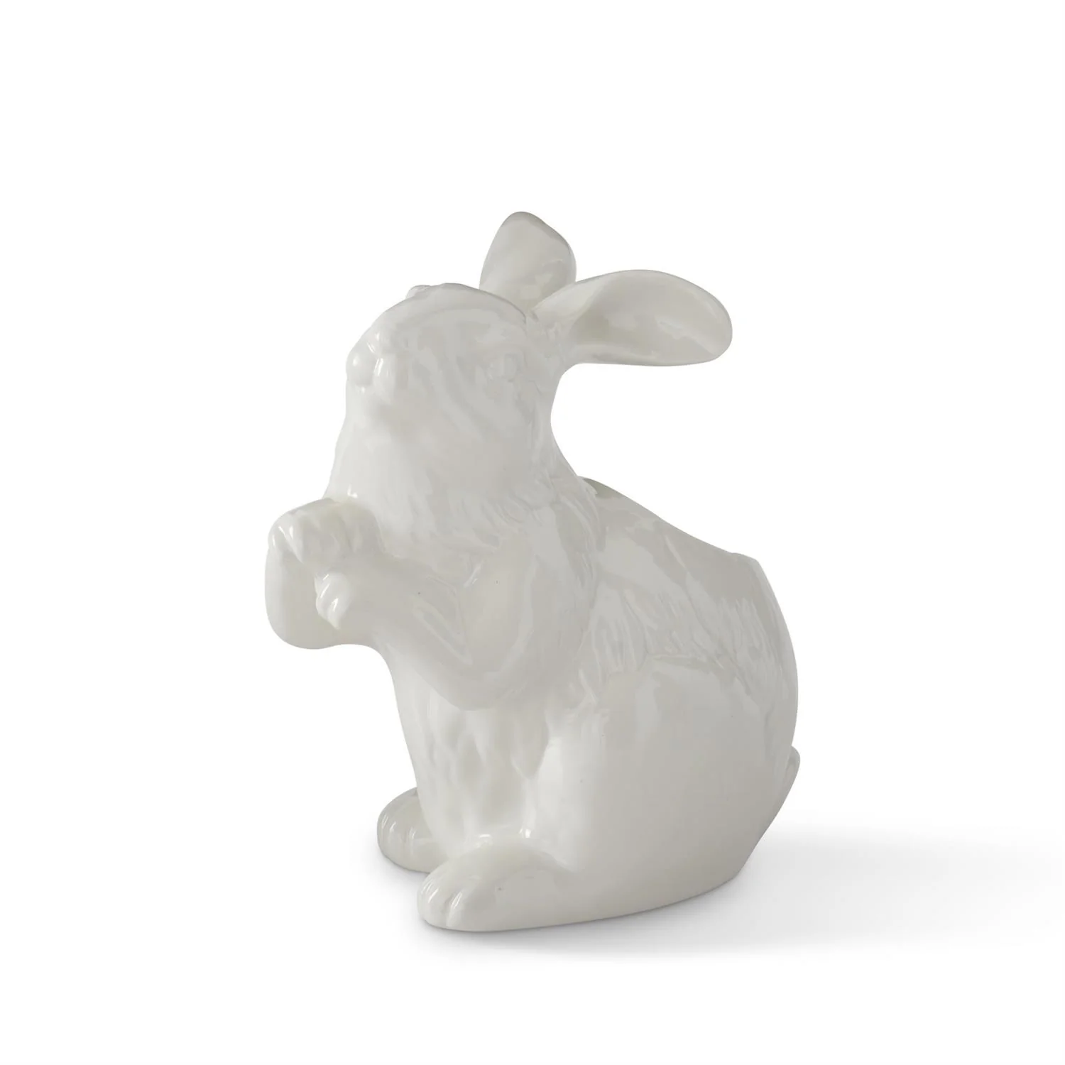 8.5 Inch White Porcelain Easter Bunny Vase