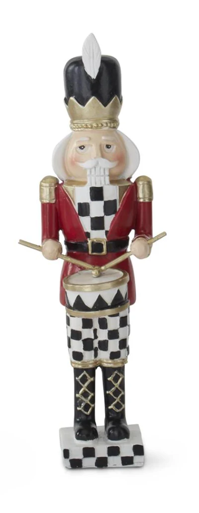 8 Inch Harlequin Resin Nutcracker Soldiers - Image 3