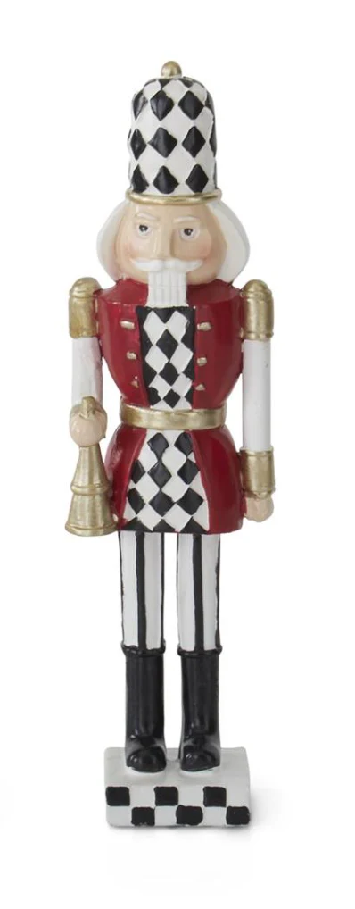 8 Inch Harlequin Resin Nutcracker Soldiers - Image 4
