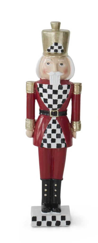 8 Inch Harlequin Resin Nutcracker Soldiers - Image 6