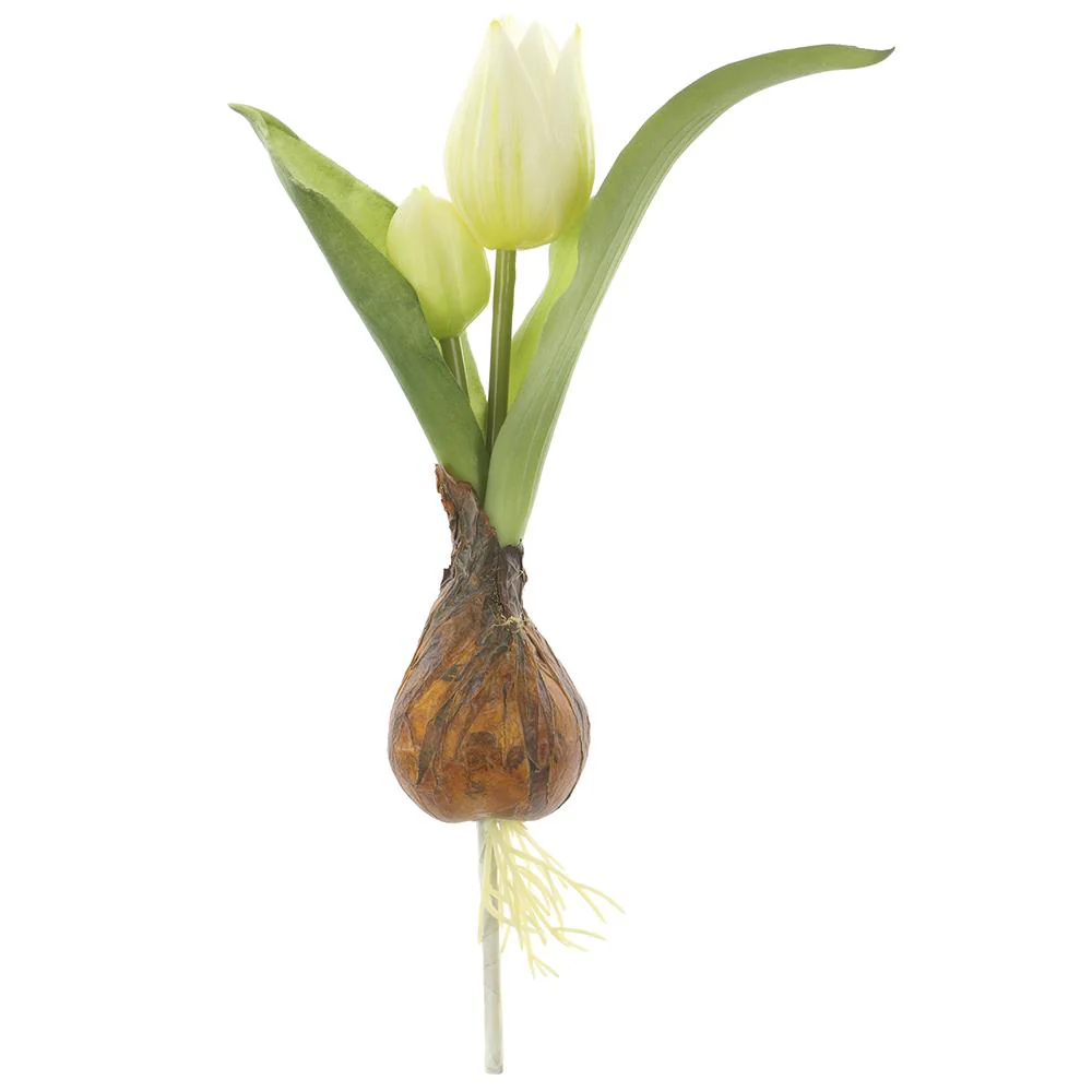 8 Inch Tulip Spray With Bulb - Image 4