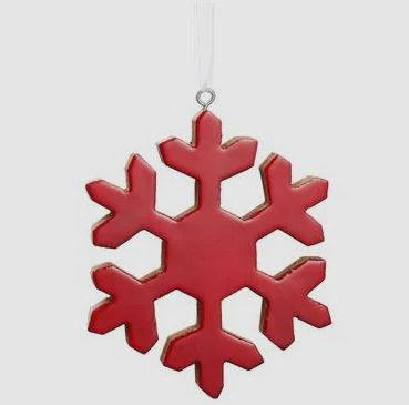 8" Snowflake Ornament - Image 2