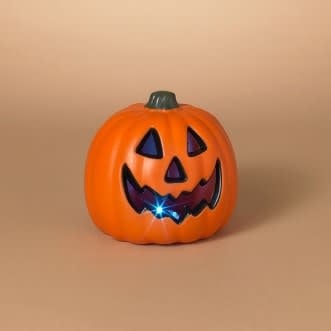 8.5"L Lighted Halloween Pumpkin