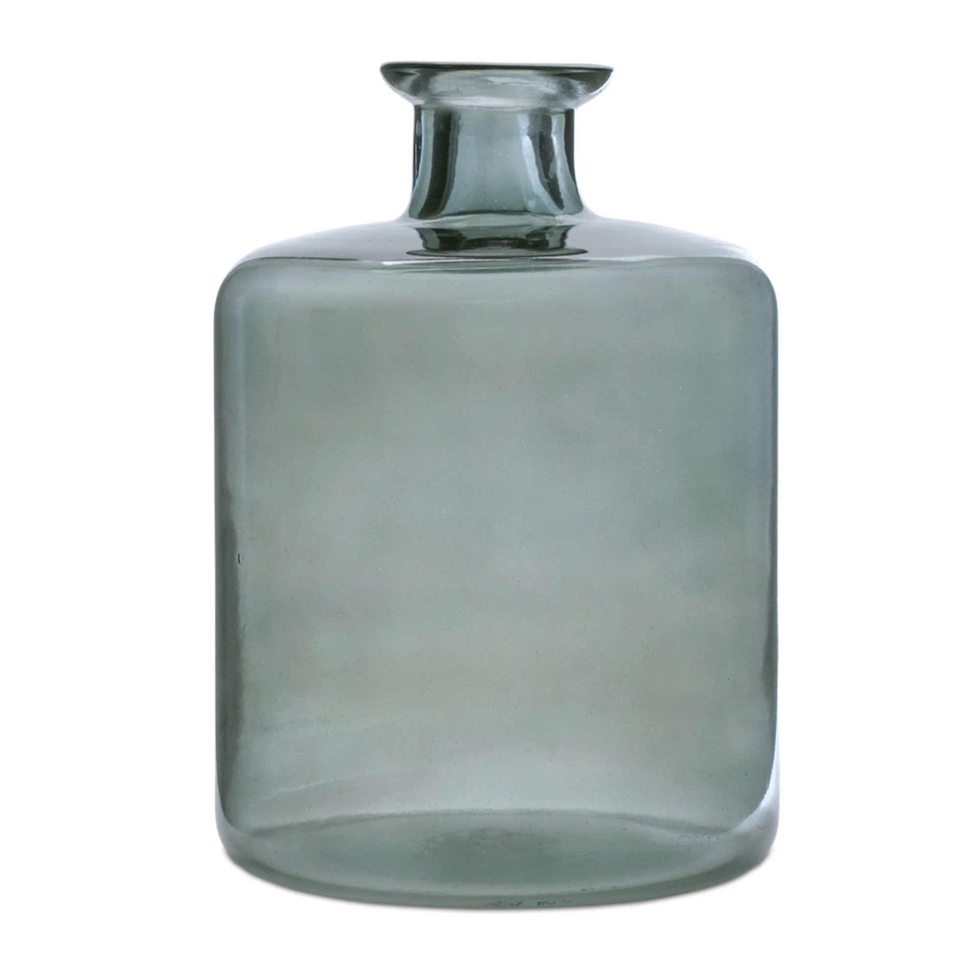 8.75”H Glass Bottle Vase