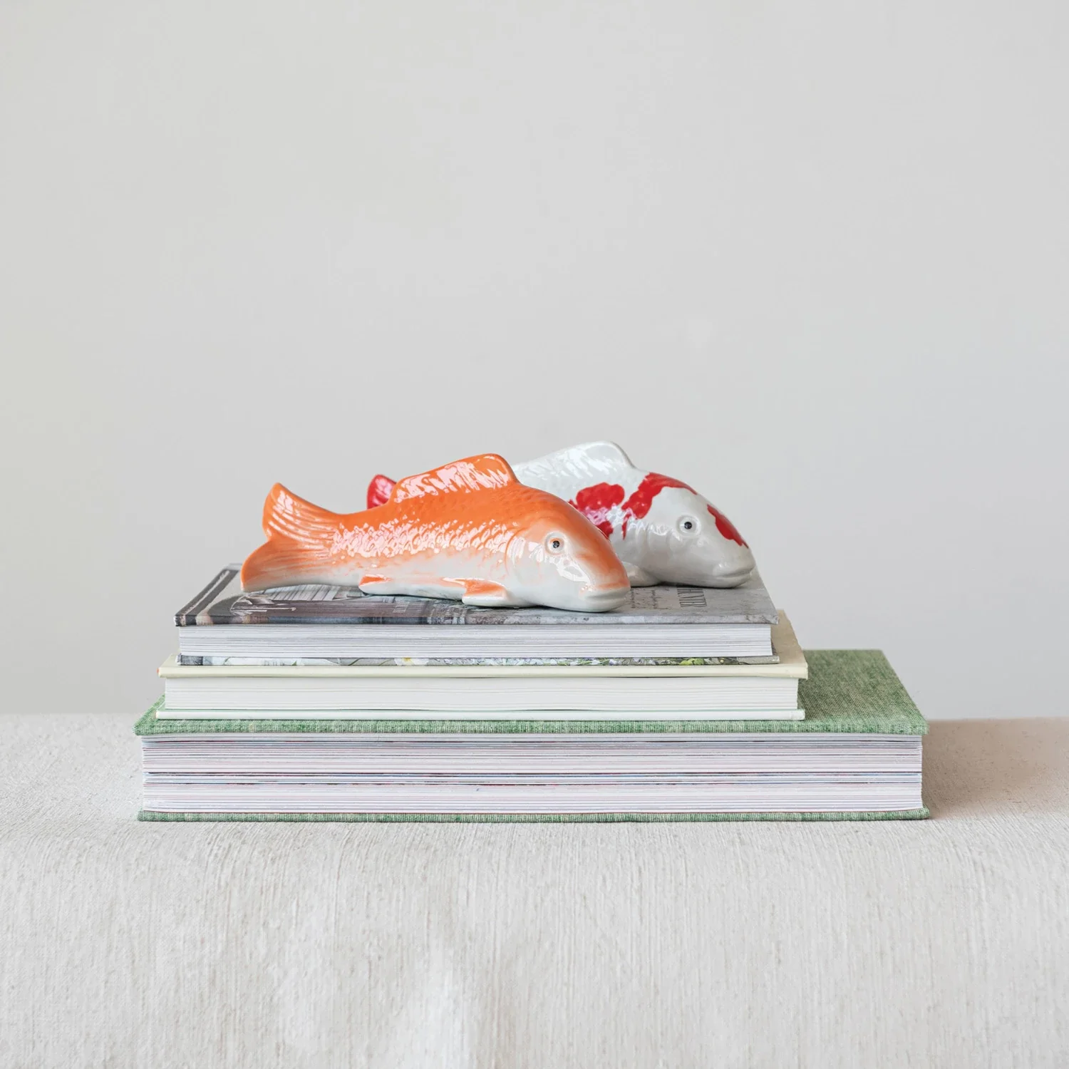 8"L Stoneware Floating Fish - Sold Individually - Image 2