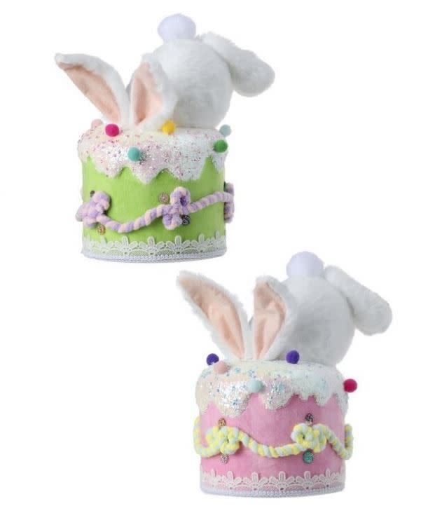 9.5" Styro Furry Bunny Buttom In Cake