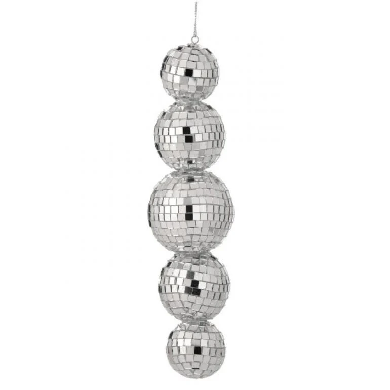 9” Multi Mirror Ball Ornament