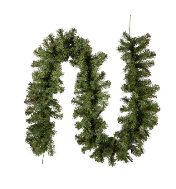 9' Unlit Virginia Pine Garland