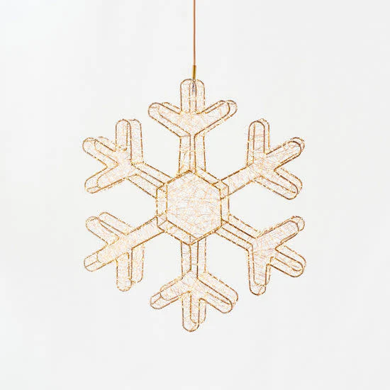 98.5" Lighted Snowflake Display with Adapter