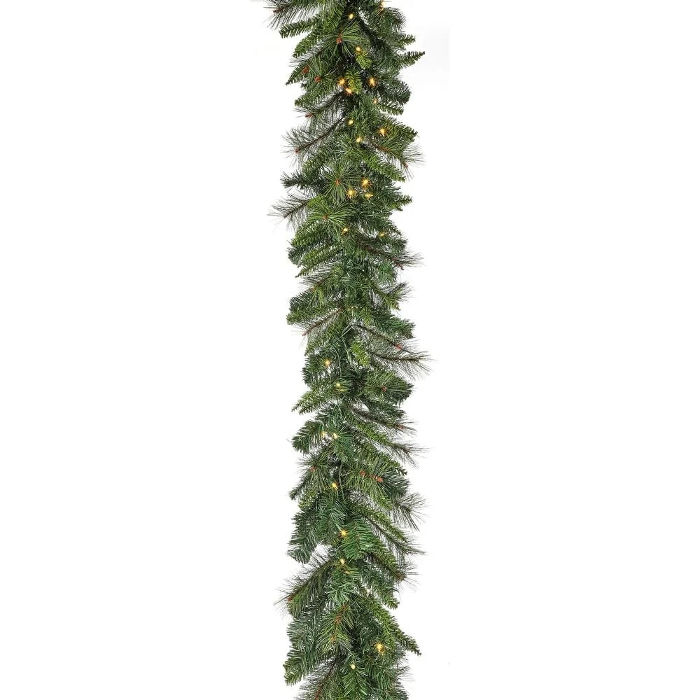 9'x14" Lit Belgium Mix Garland