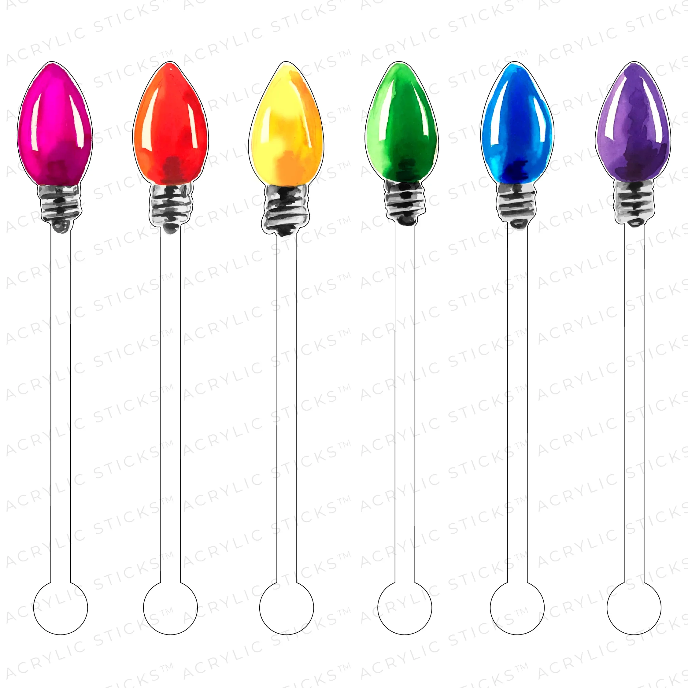 Acrylic Stir Sticks Combo - Image 16