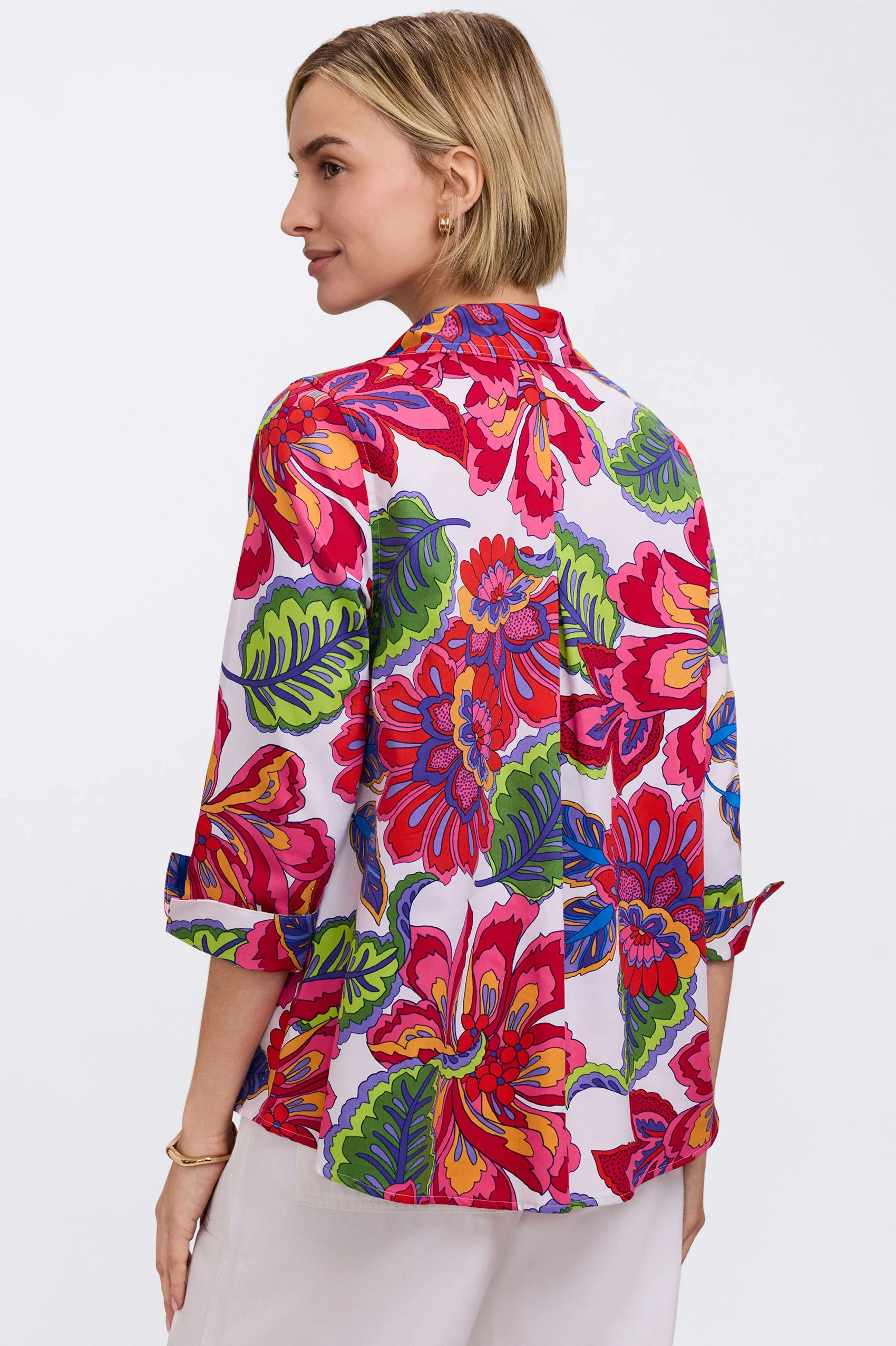 Agnes Paradise Blooms 3/4 Sleeve Shirt - Image 3
