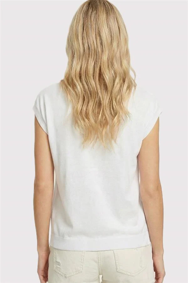 Andrea Star Embroidered Crew Neck Sweater - Image 2