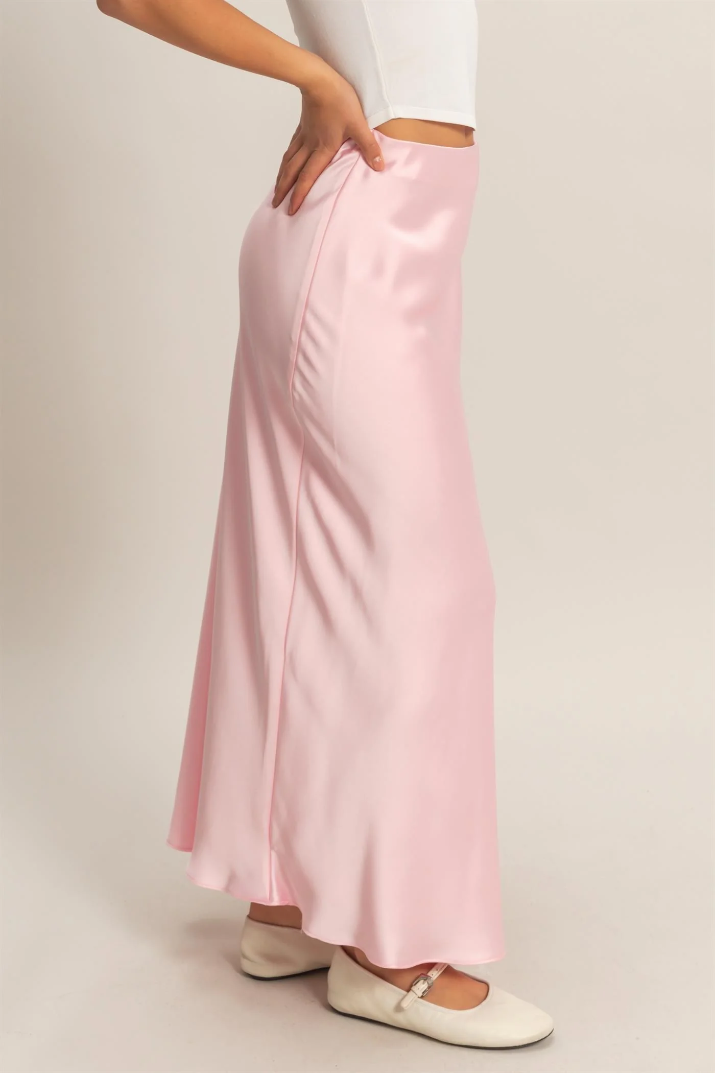 Angel Satin Maxi Skirt - Image 2