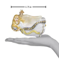 Angel with Heart Ornament - Image 2