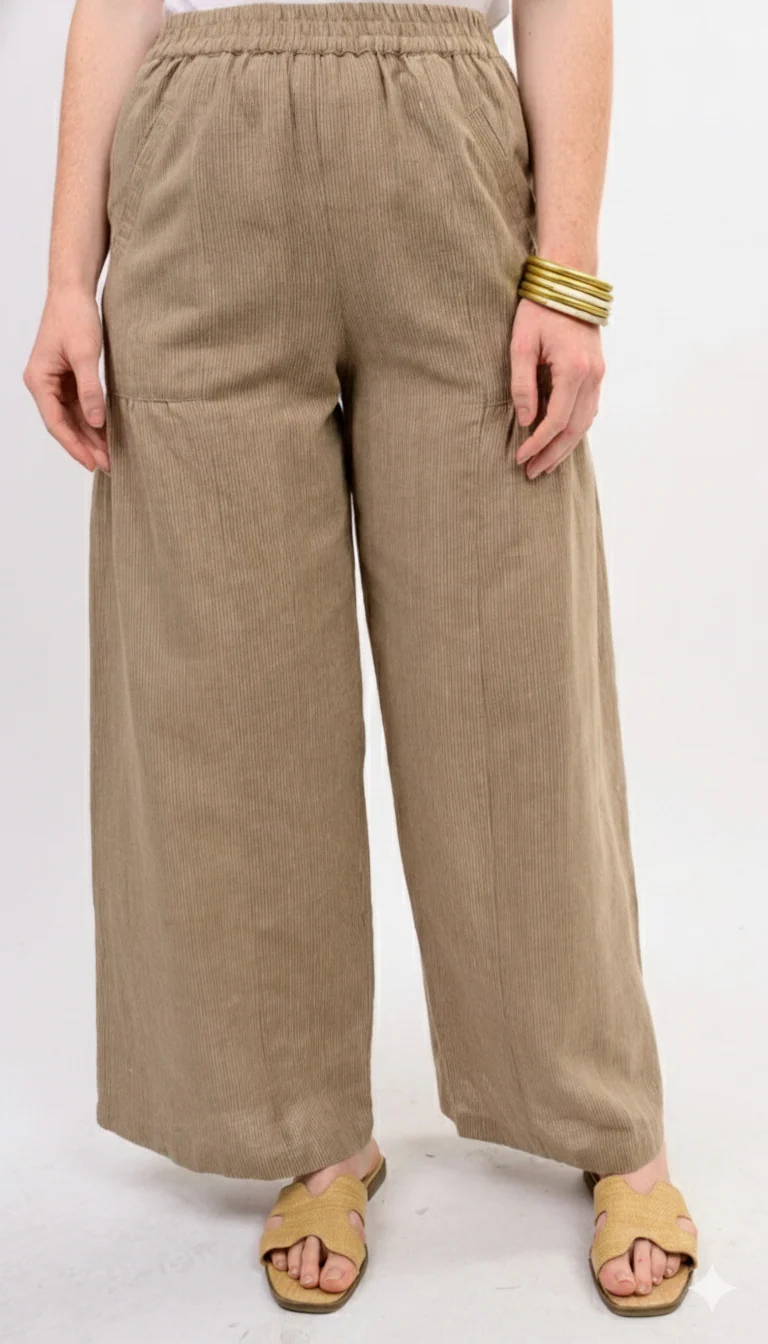 Angie Wide Leg Stripe Pant - Image 2