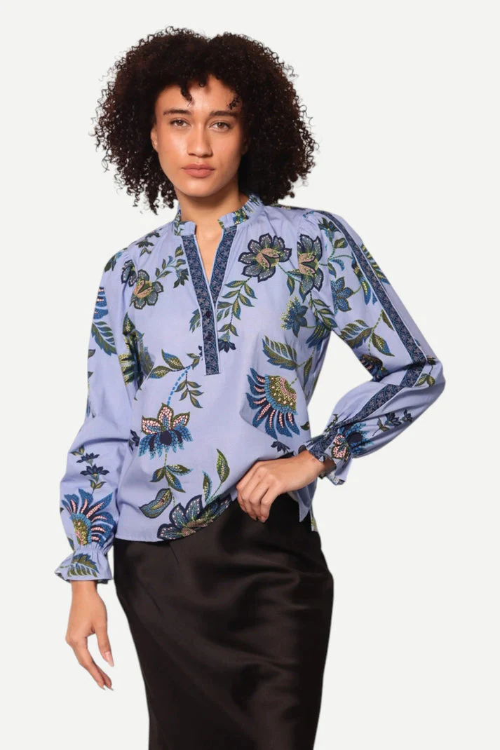 Ashley Ruffle Neck Top - Image 4