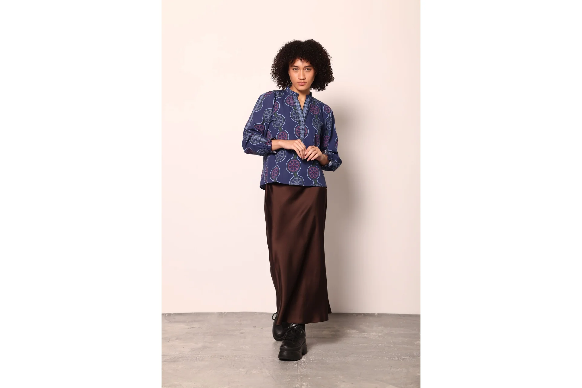 Ashley Ruffle Neck Top - Image 9