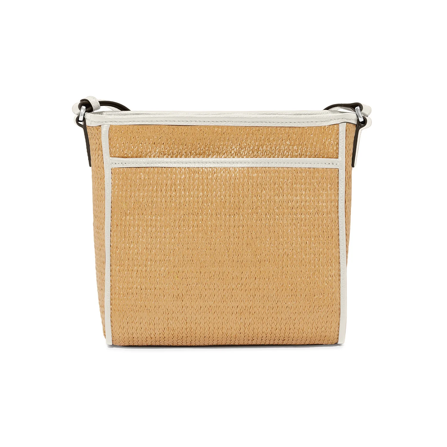 Astrid Straw Organizer Bag Natural-White - Image 3