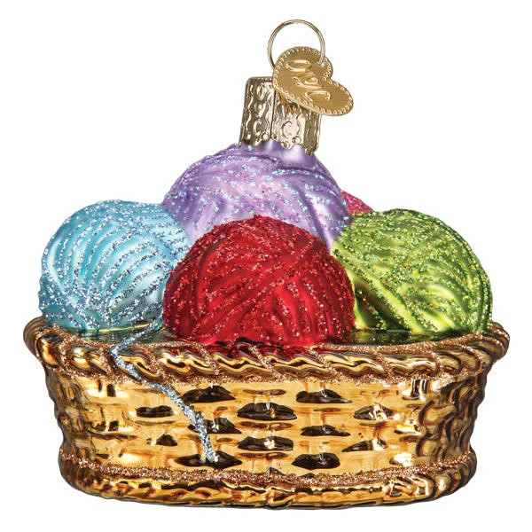 Basket Of Yarn Ornament - Image 2