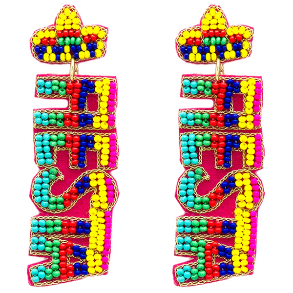BEADED CINCO DE MAYO EARRINGS - Image 5