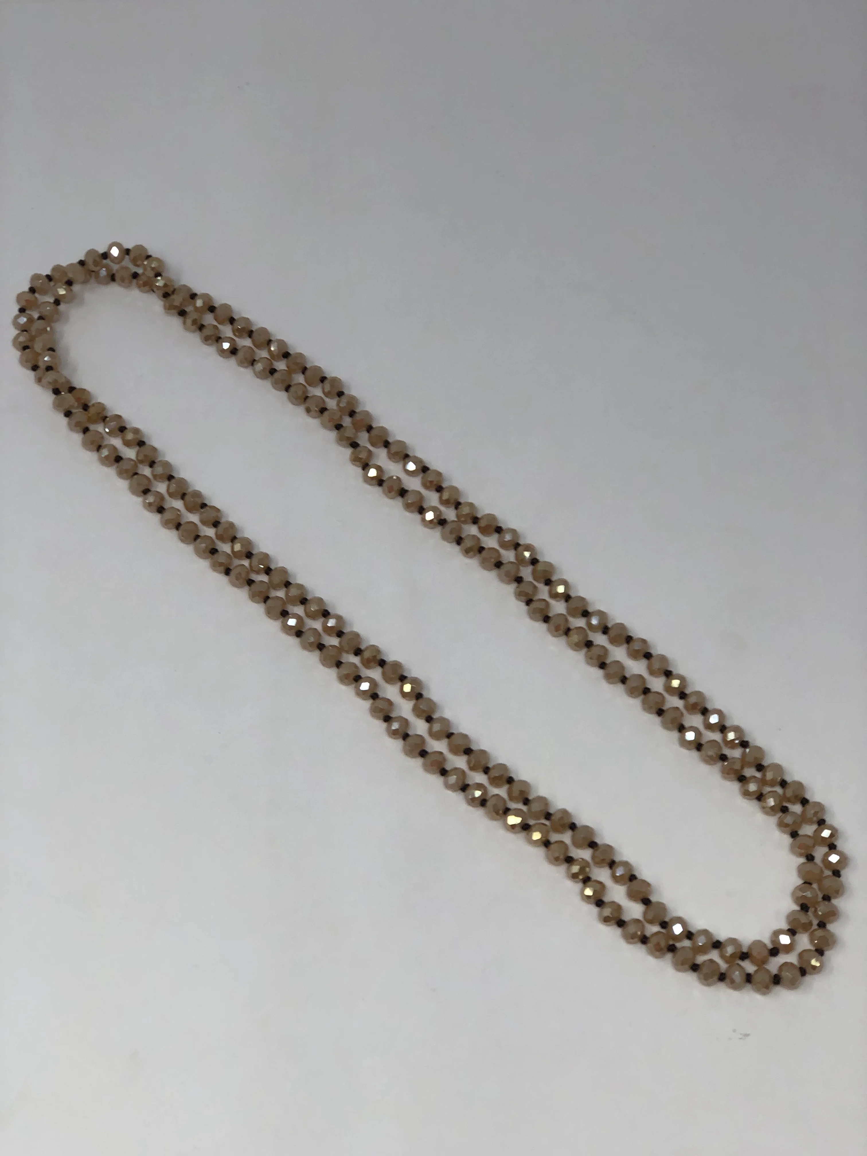 Beaded Crystal Necklace 60" - Image 6