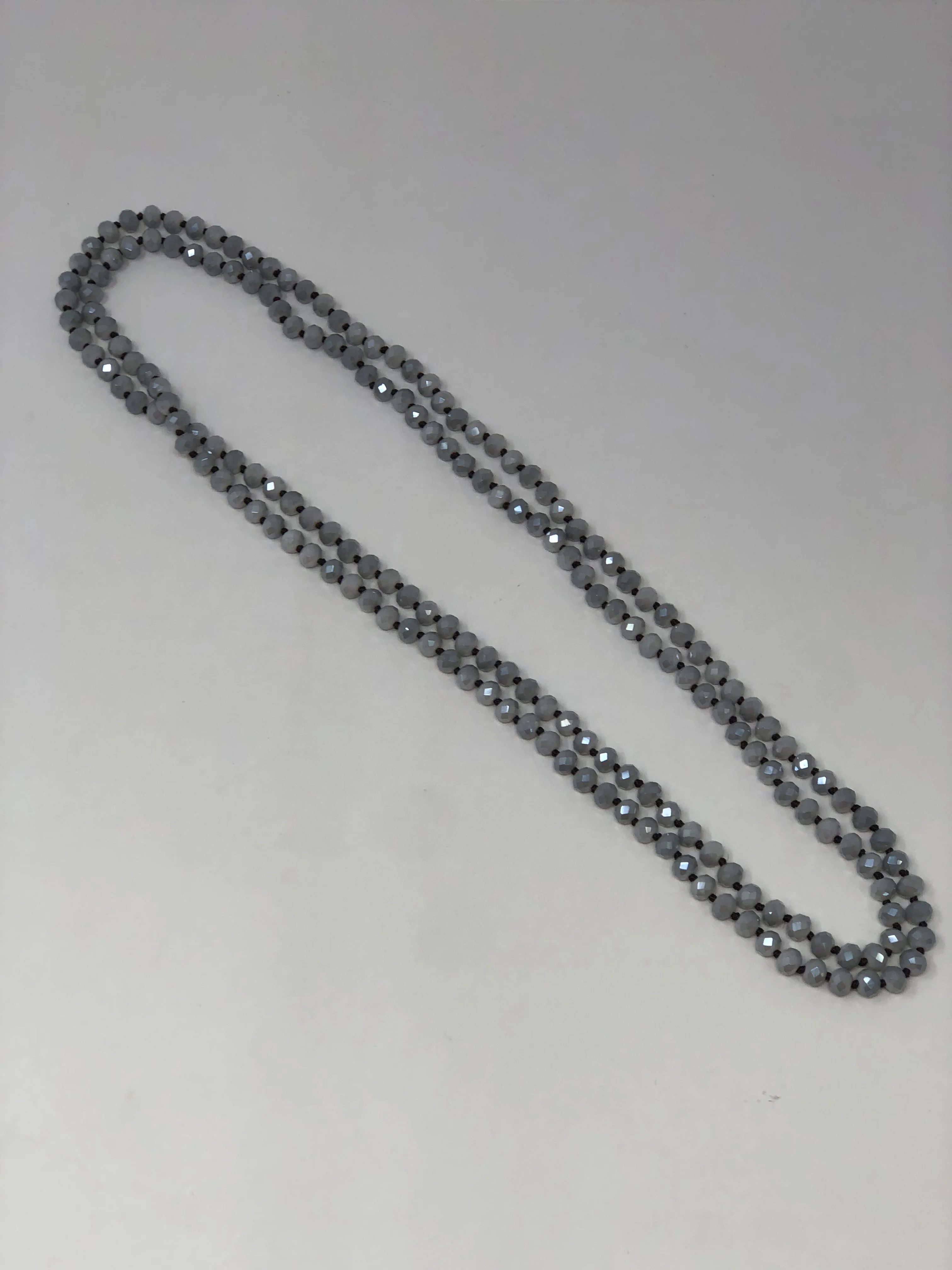 Beaded Crystal Necklace 60" - Image 8
