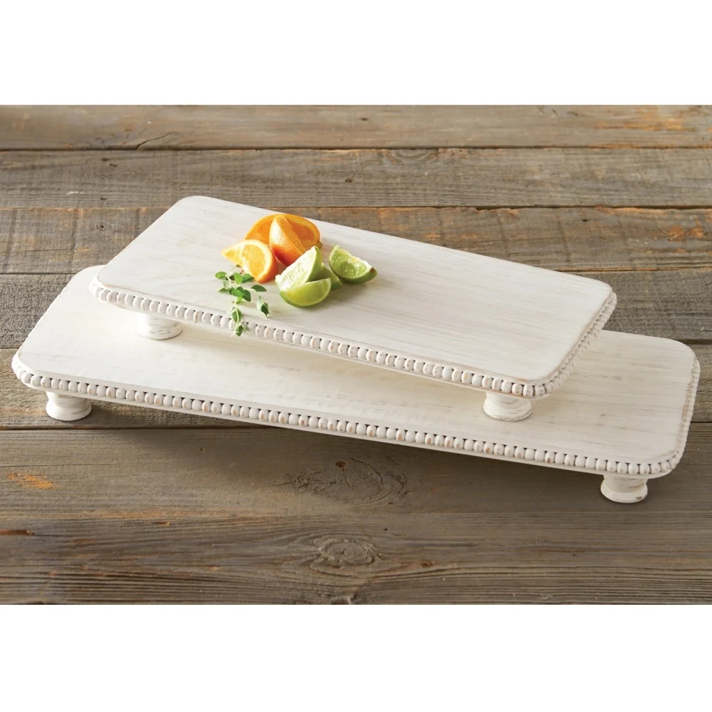 SMALL -BEADED SERVING BOARD