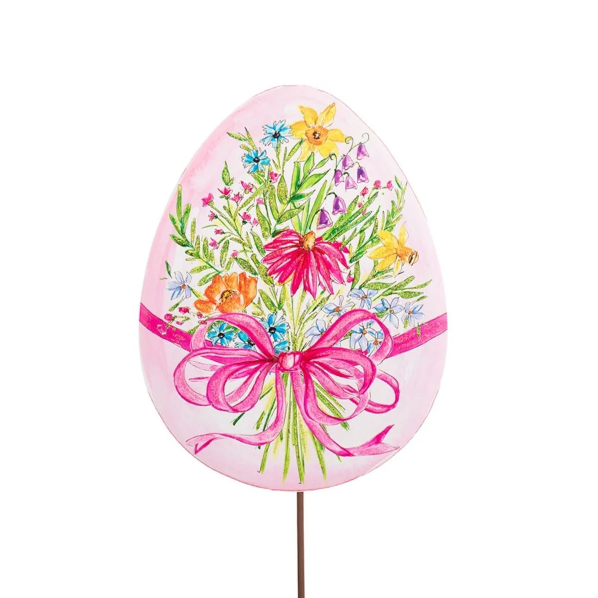 Beck's Floral Easter Egg Stake