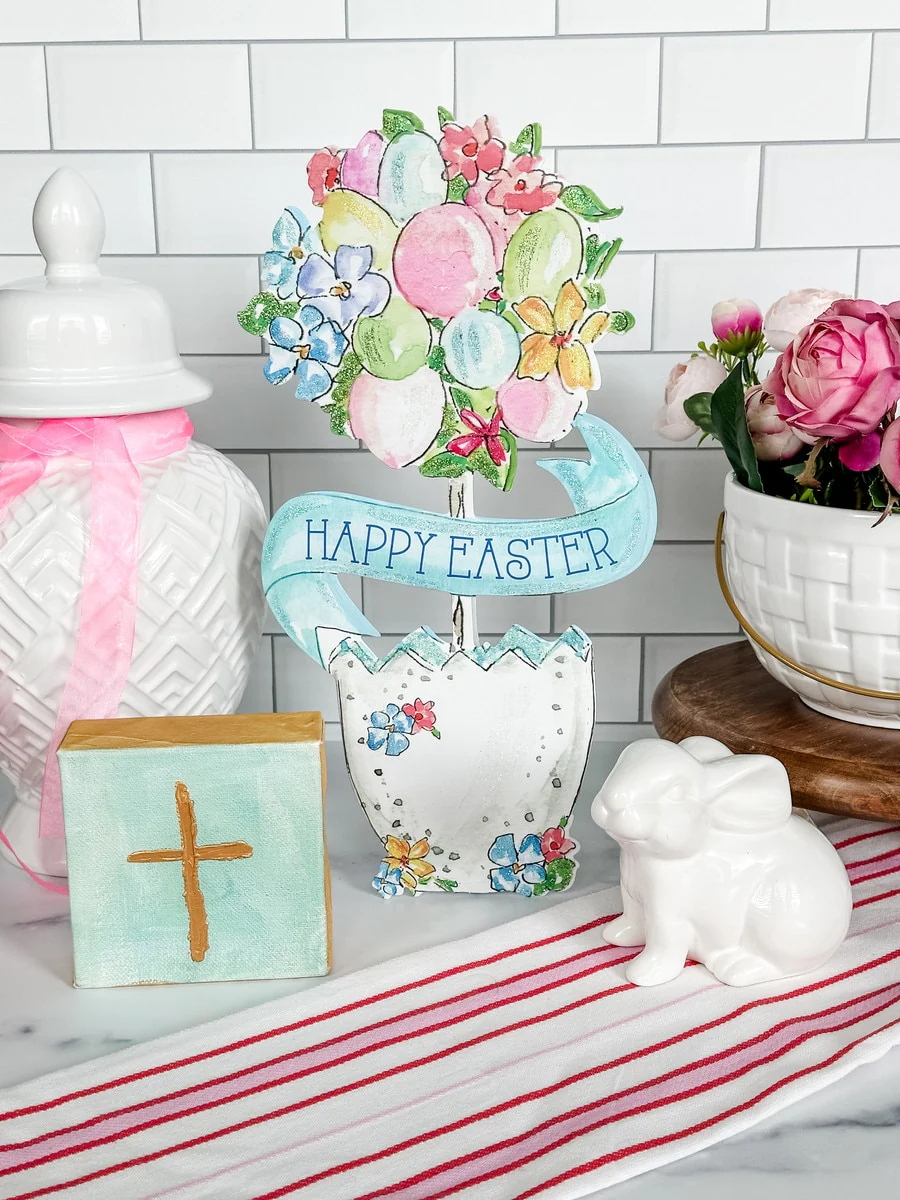 Beck's Happy Easter Egg Topiary - Image 2