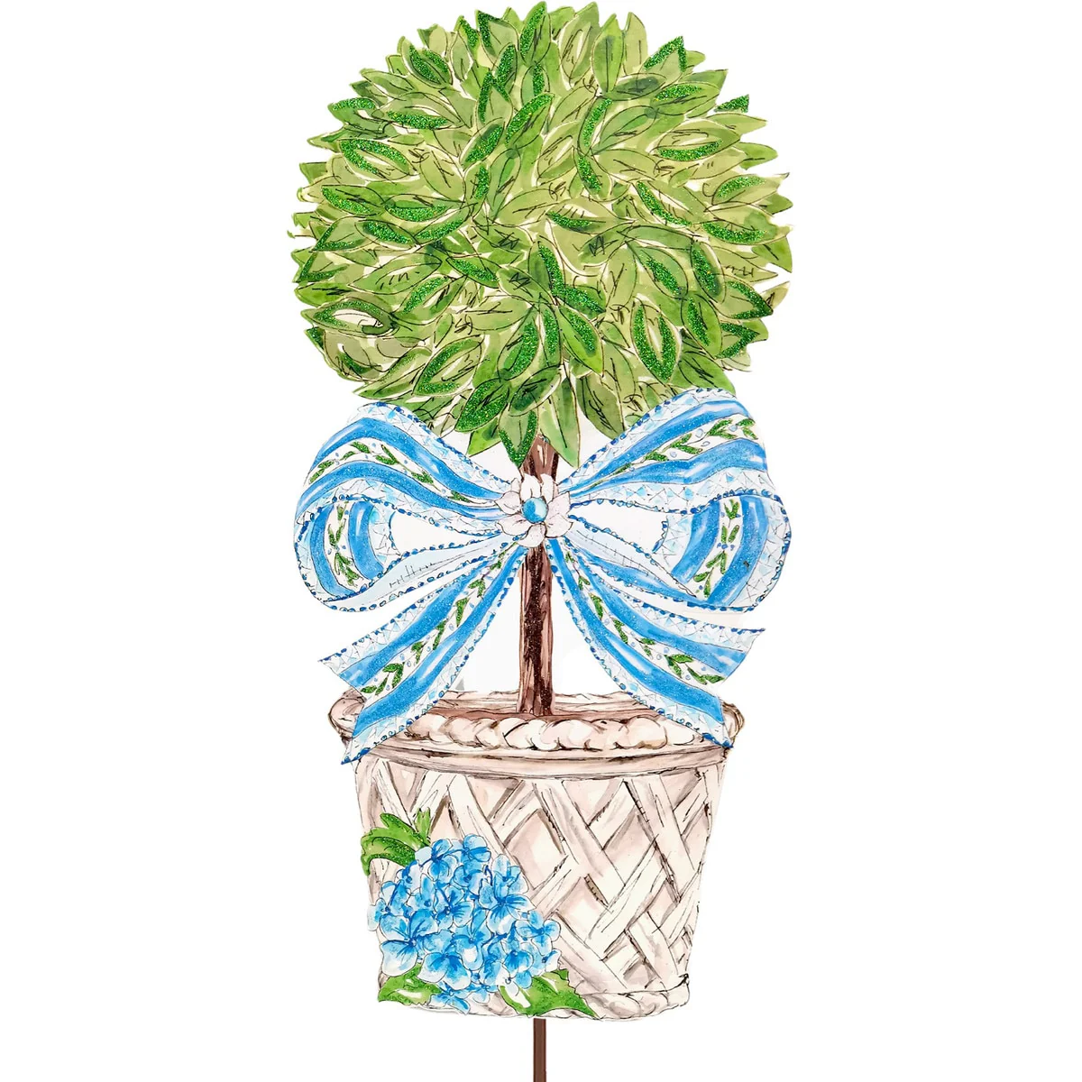 Beck's Wild Hydrangea Ficus Topiary