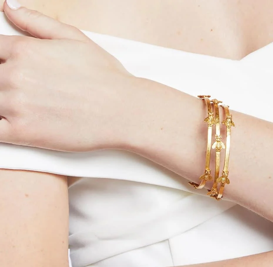 Bee Bangle Gold - Image 6