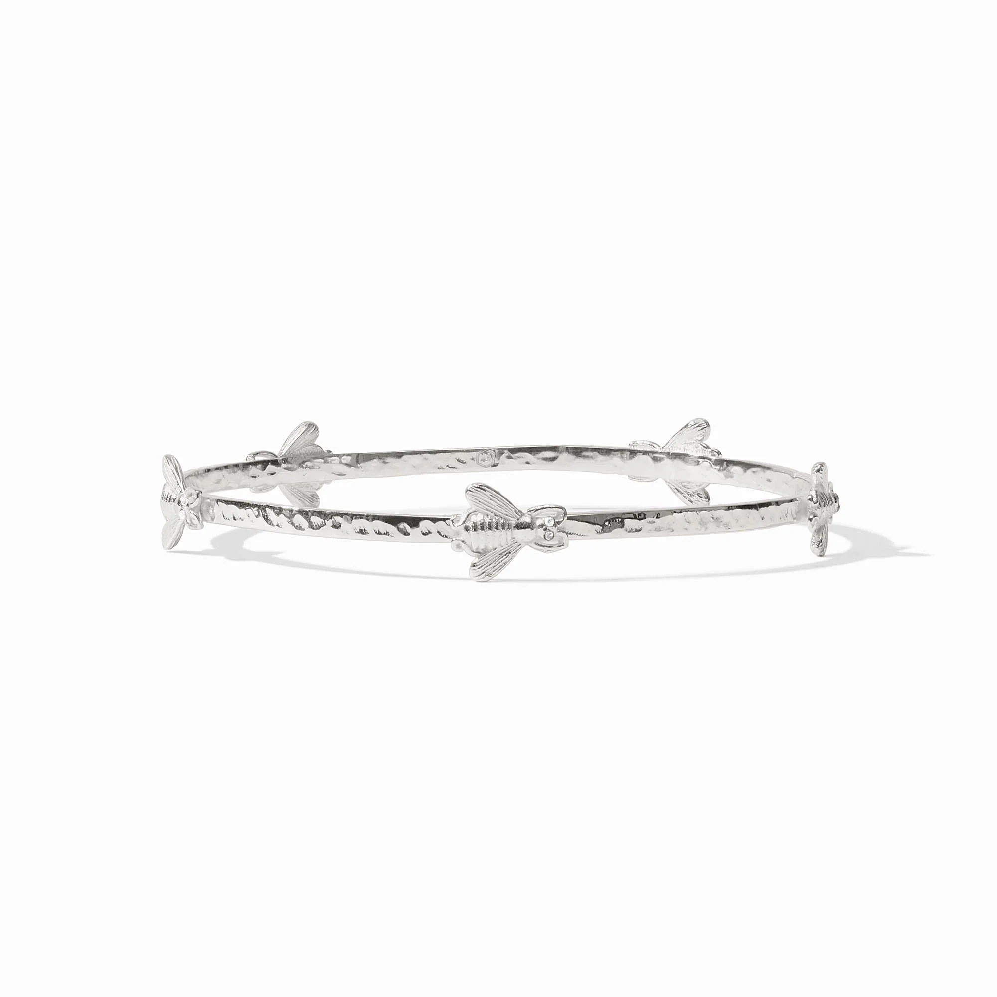 Bee Bangle Silver - Image 2