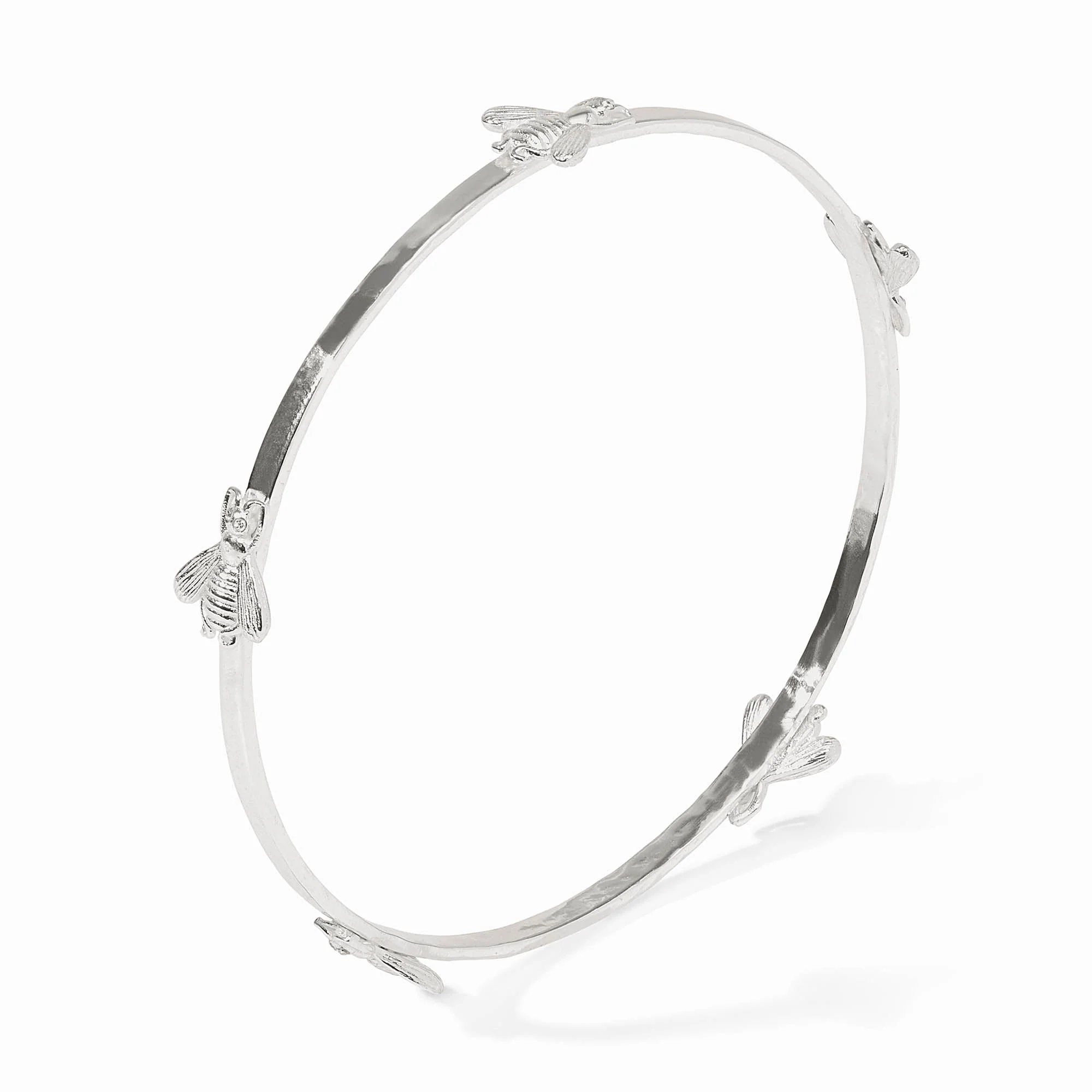 Bee Bangle Silver - Image 4