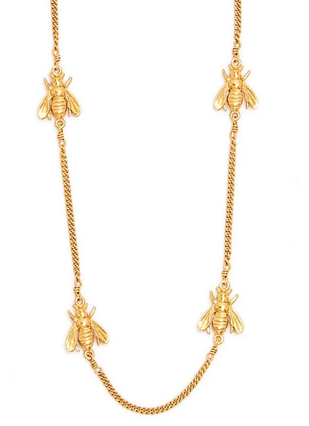 Bee Delicate Station  Necklace - Image 2
