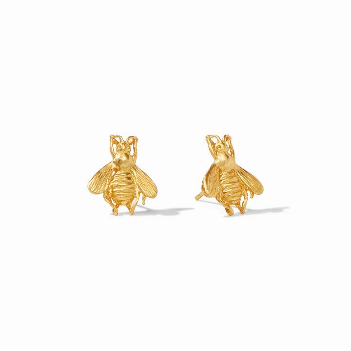 Bee Stud Gold Earrings