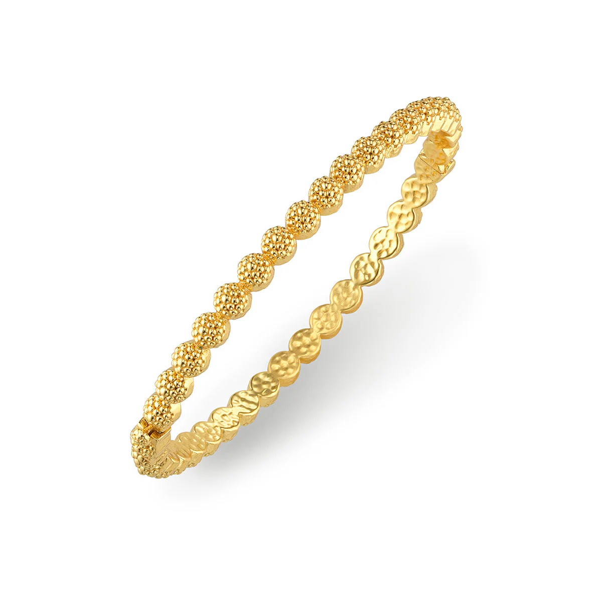 Berry Eternity Petite Hinged Bangle  - Gold - Image 2