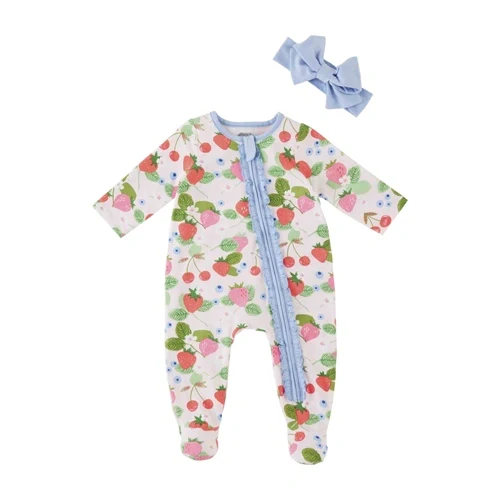 Berry Patch Sleeper & Headband Set - Image 3