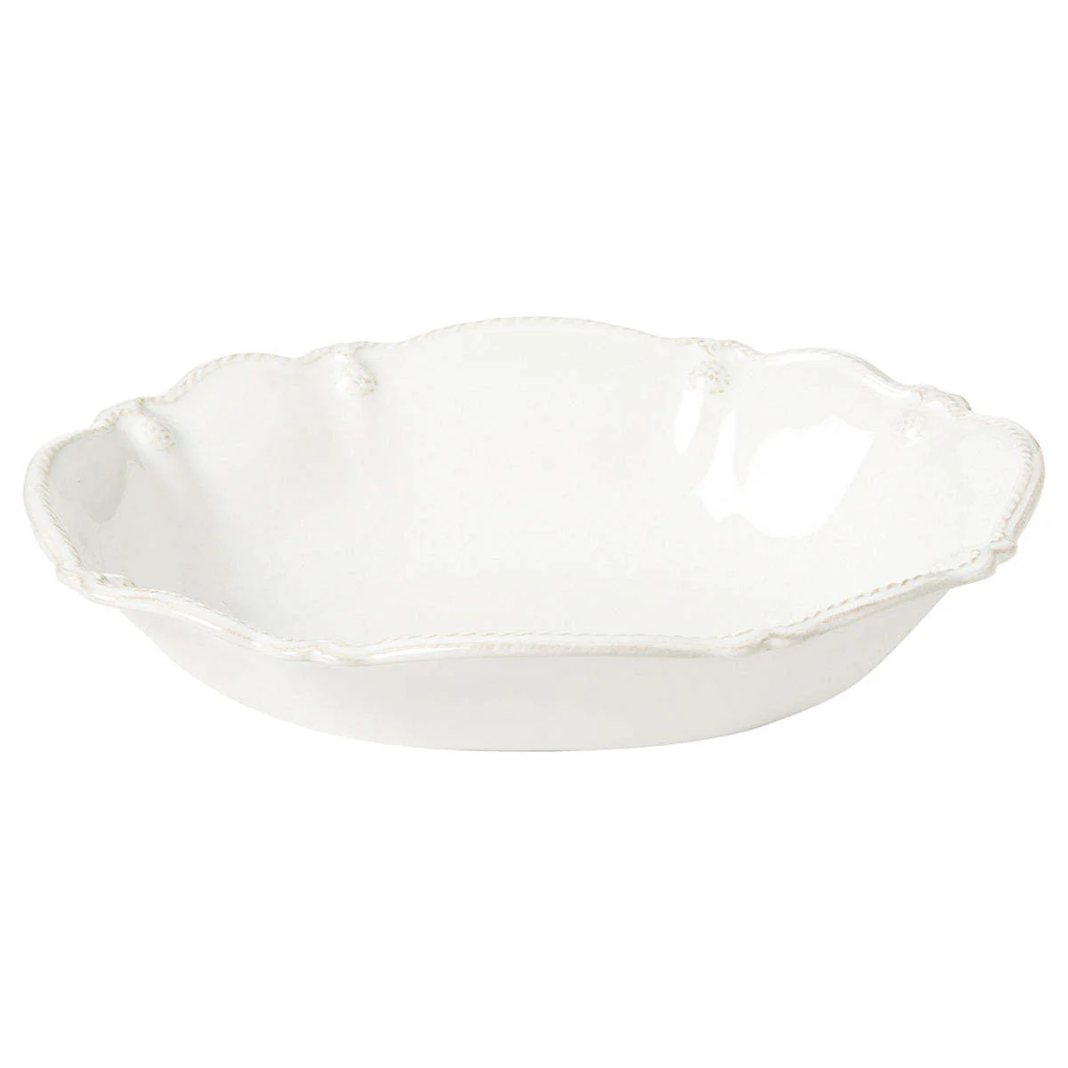 Berry & Thread Oval Serving Bowl - Whitewash