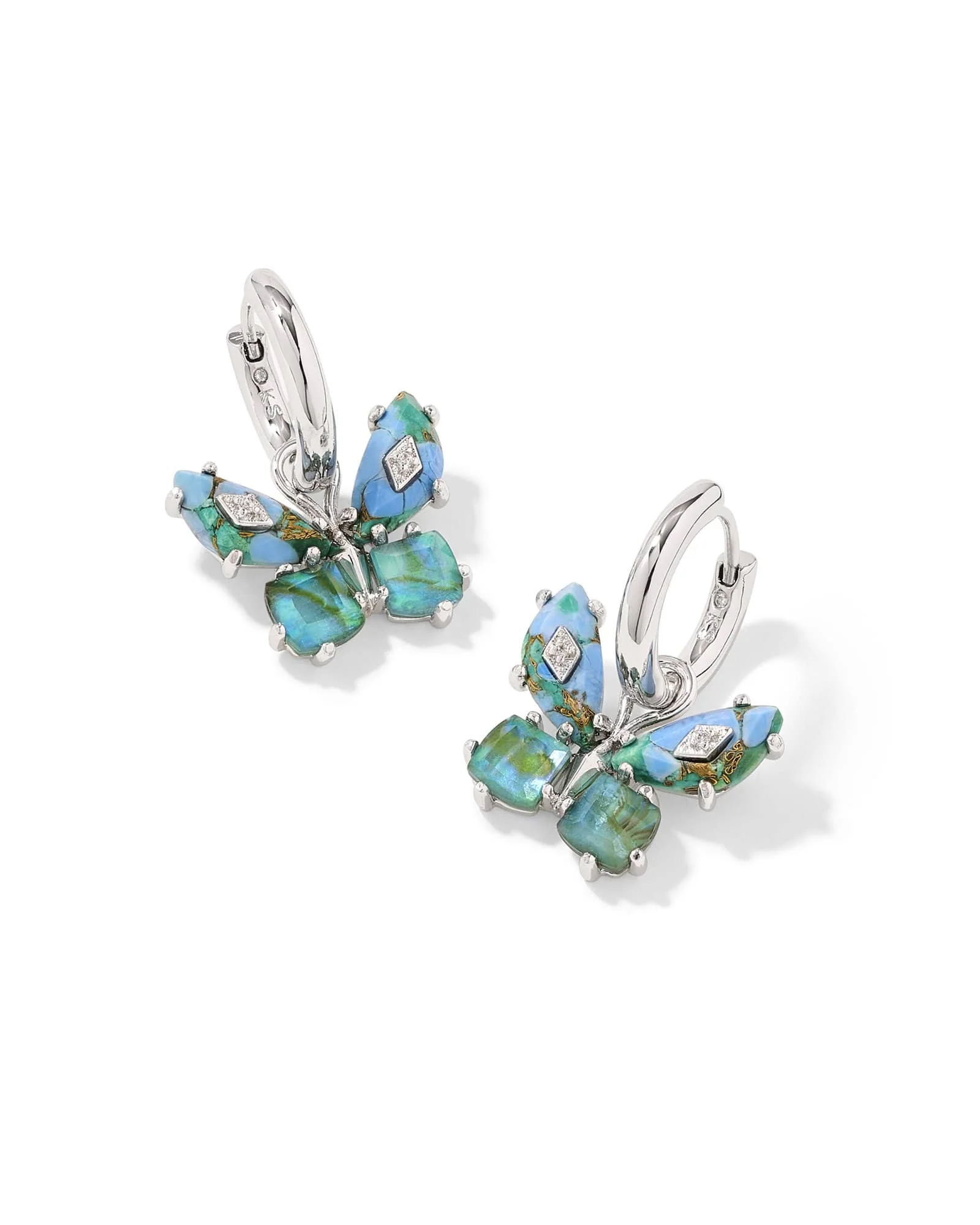 Bianca Butterfly Huggie Earrings - Image 4