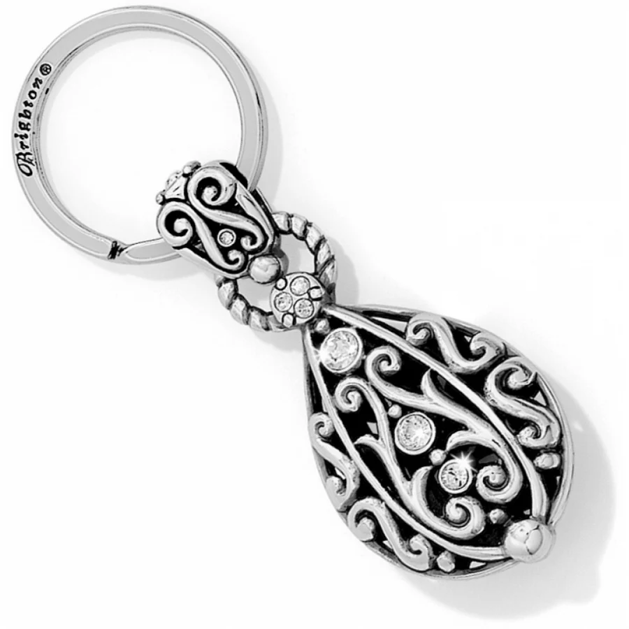 Bibi Scroll Key Fob Silver
