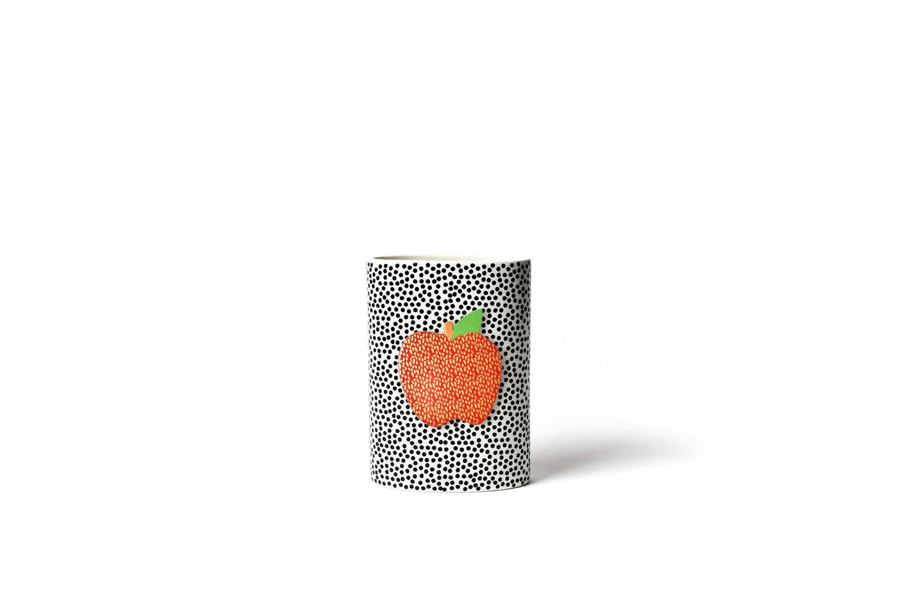 Black Small Dot Mini Oval Vase - Image 2