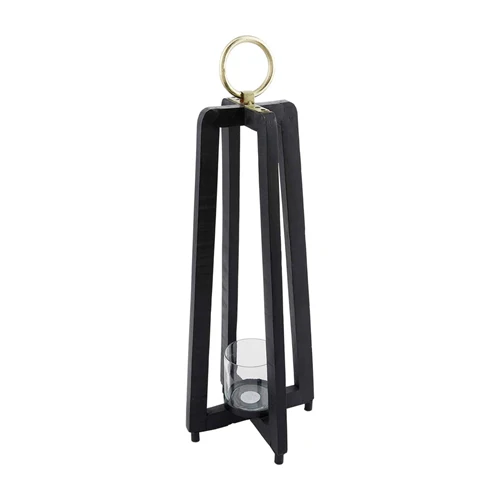 Black Tall Lantern - Image 2